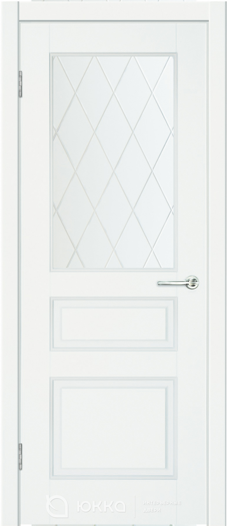 межкомнатные двери  Юкка Квадро 7 со стеклом