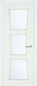 	межкомнатные двери 	Юкка Квадро 12 со стеклом